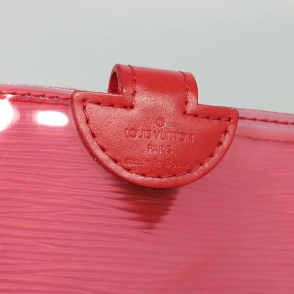 LOUIS VUITTON Epi Plage Via Hand Bag Vinyl Red Grenadine - Picture 10 of 16
